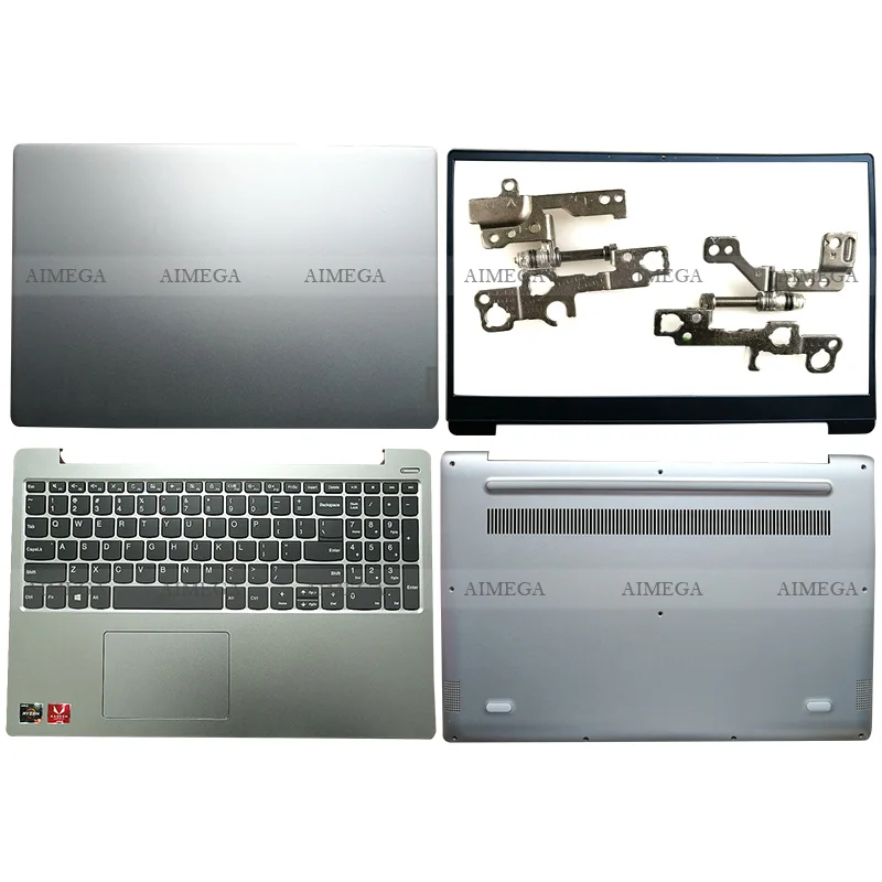 

NEW Laptop LCD Back Cover/Front Bezel/Hinges/Palmrest/Bottom Case For Lenovo 330S-15 330S-15IKB 330S-15ISK Silver