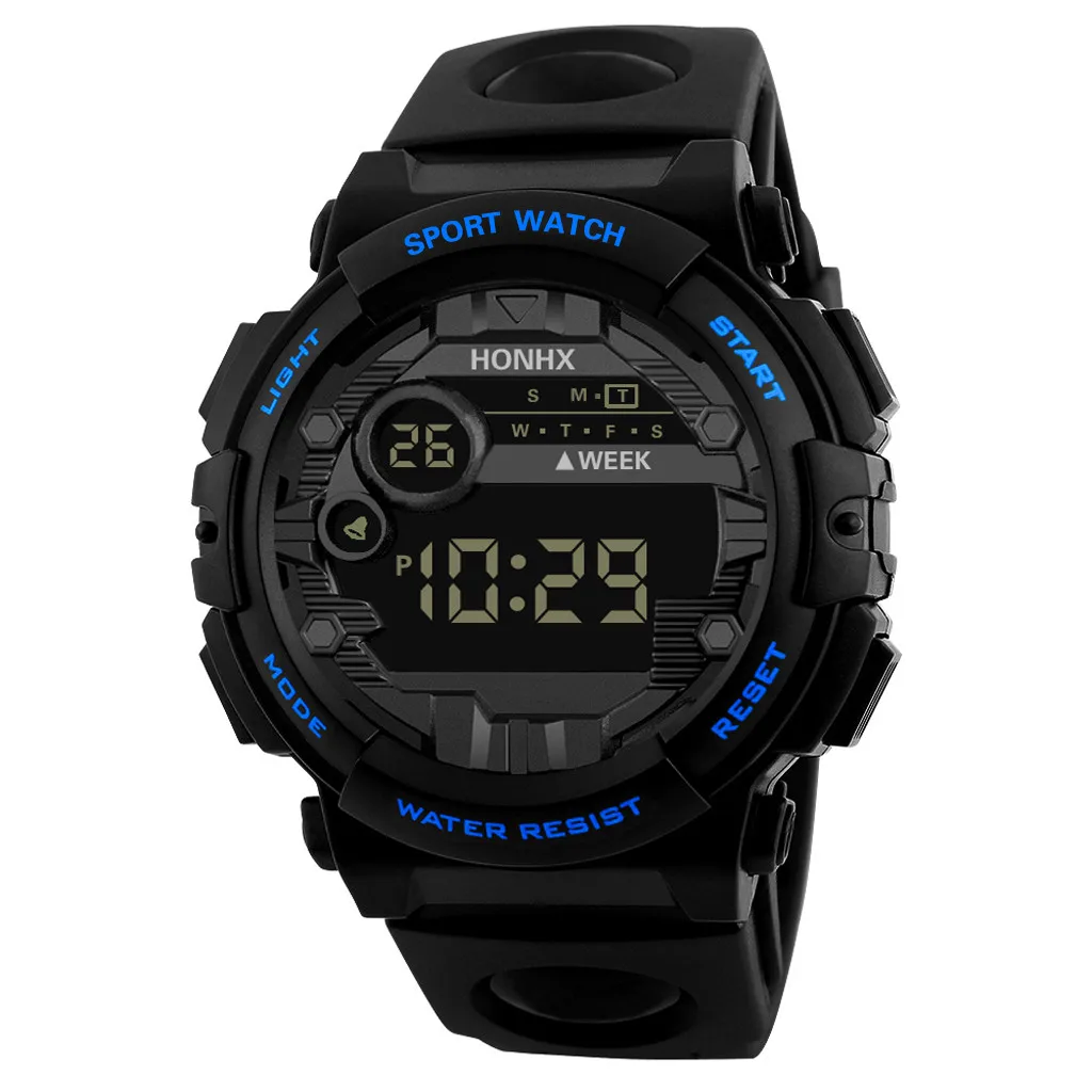 Luxury Men Digital Led Watch Sport Men Outdoor Date Electronic Watches Waterproof Wrist Watch Clock Male Relogio Masculino