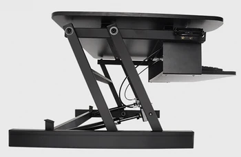 

EasyUp Computer Desk with Handle Sit Stand Desk Riser Foldable Laptop Desk Stand With Keyboard Tray Notebook/Monitor Holder