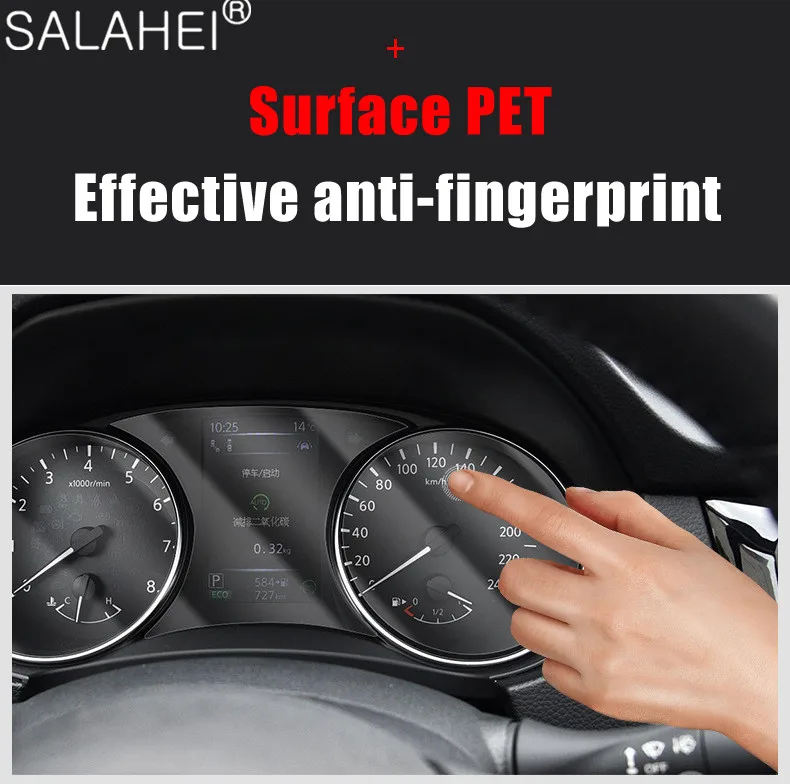 For Nissan Teana 2019 Qashqai 2016-2019 Dashboard Membrane Protective Film Car Instrument Panel Screen Protector TPU Film