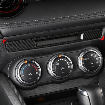 

For Mazda CX-3 CX3 2017 2018 2019 Center Control Cover Molding Trim Decoration Frame Carbon Fiber Inner Accessories Car Styling