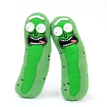 

New 18cm Funny Rick And Morty Plush Toys Doll Cute Pickle Rick Plush Soft Pillow Stuffed Toys for Children Kids Christmas Gifts