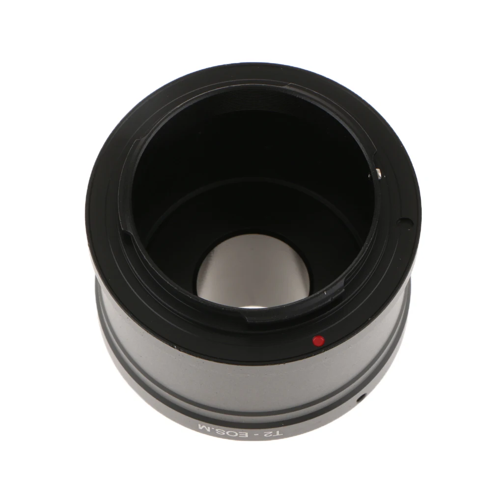 T T2 кольцо для Canon EOSM M10 M3 M5 M6 беззеркальная камера объектив+ 23,2 мм микроскоп крепление трубки-черный