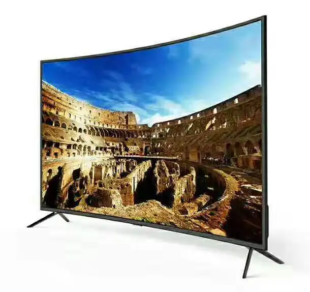 7" дюймовый android Смарт wifi ТВ изогнутый экран ТВ с Dolby DVB-T2 S2 led Телевизор