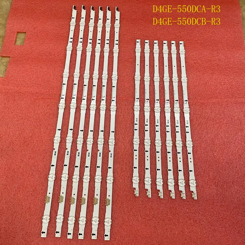 Светодиодная панель (12) для Samsung UE55J6200AK UE55H6750 UE55H6640 UE55J5500 UE55J6200 LH55DBEPLGA UE55H6670 LM41-00099A