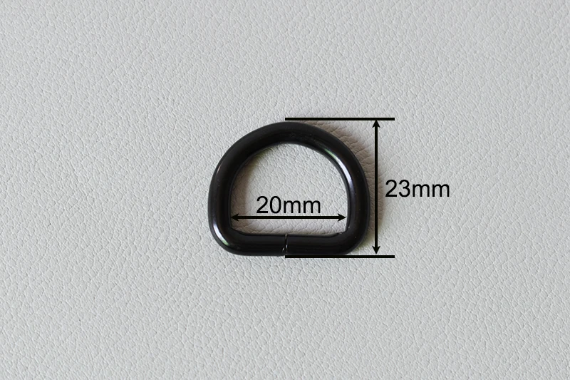 2.0 D扣 黑色 尺寸图