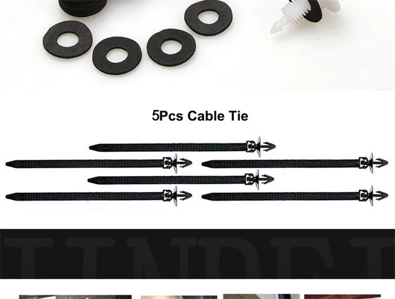 Набор автомобильных фиксаторов, 465 шт., пластиковые заклепки для GM ...