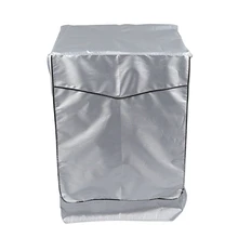 Waterproof Solid Roller Washing Machine Zippered Dust Guard Cover Protection Front Cover Hot