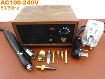 

100-240V Leather Craft Electric Edge Crease Machine Iron Handle Edger Creaser Replace Tip Tool Set 6pcs Tip M5 Screw Connector