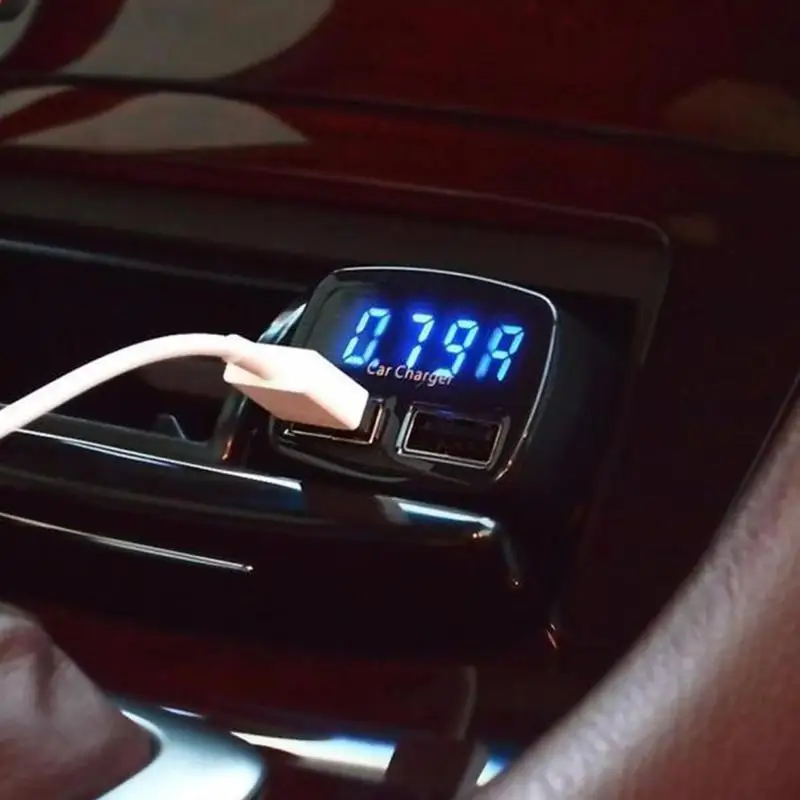 Автомобильное зарядное устройство с двумя USB-портами 5 В 3 1 А | Автомобили и