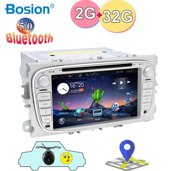

2 Din Car Multimedia Player For Ford/Focus/S-Max/Mondeo/Galaxy 7 inch Android 10 GPS Navigation Steering Wheel Control Converse+