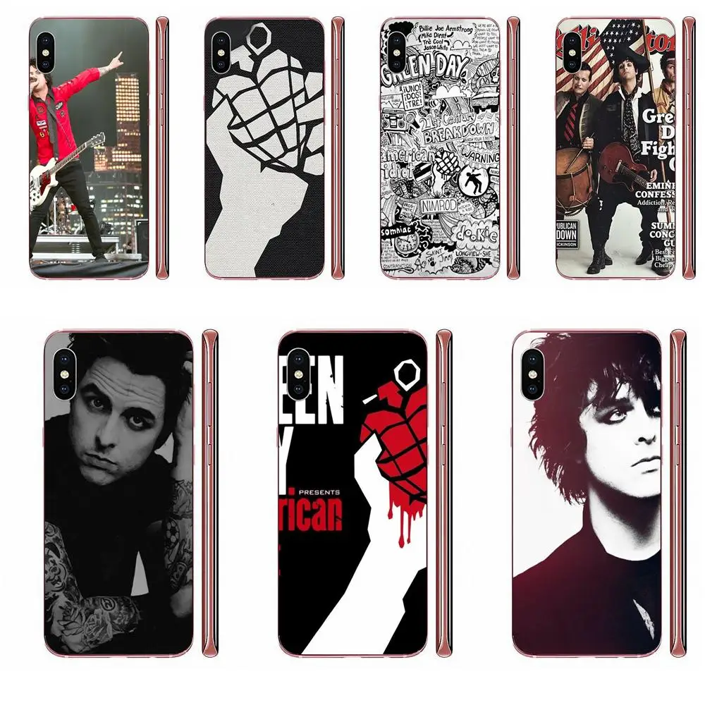 Чехол из ТПУ для Apple iPhone 4 5 5C 6 6S 7 8 11 Plus Pro X XS Max XR Coldplay Green Day Rock Billie Joe Armstrong | Мобильные