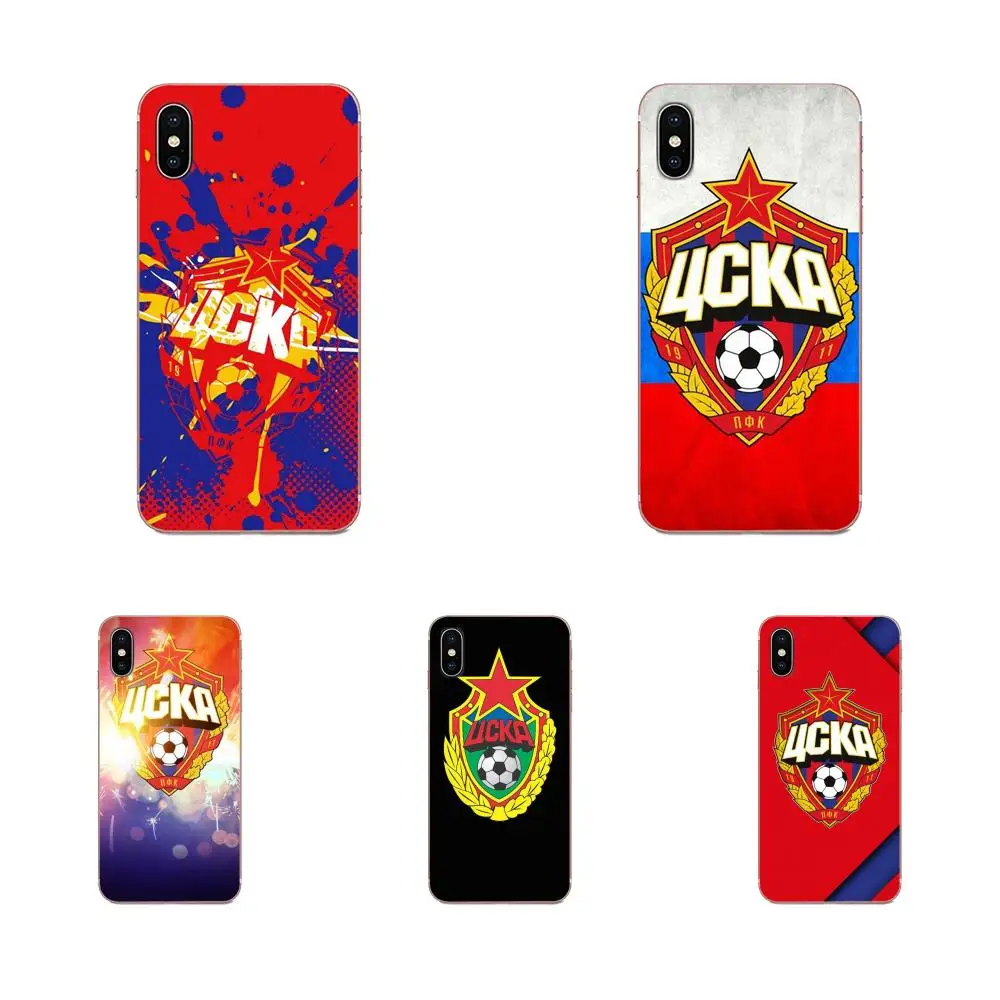 Силиконовые чехлы PFC CSKA для Xiaomi Redmi Mi 4 7A 9T K20 CC9 CC9e Note 7 8 9 Y3 SE Pro Prime Go Play | Мобильные