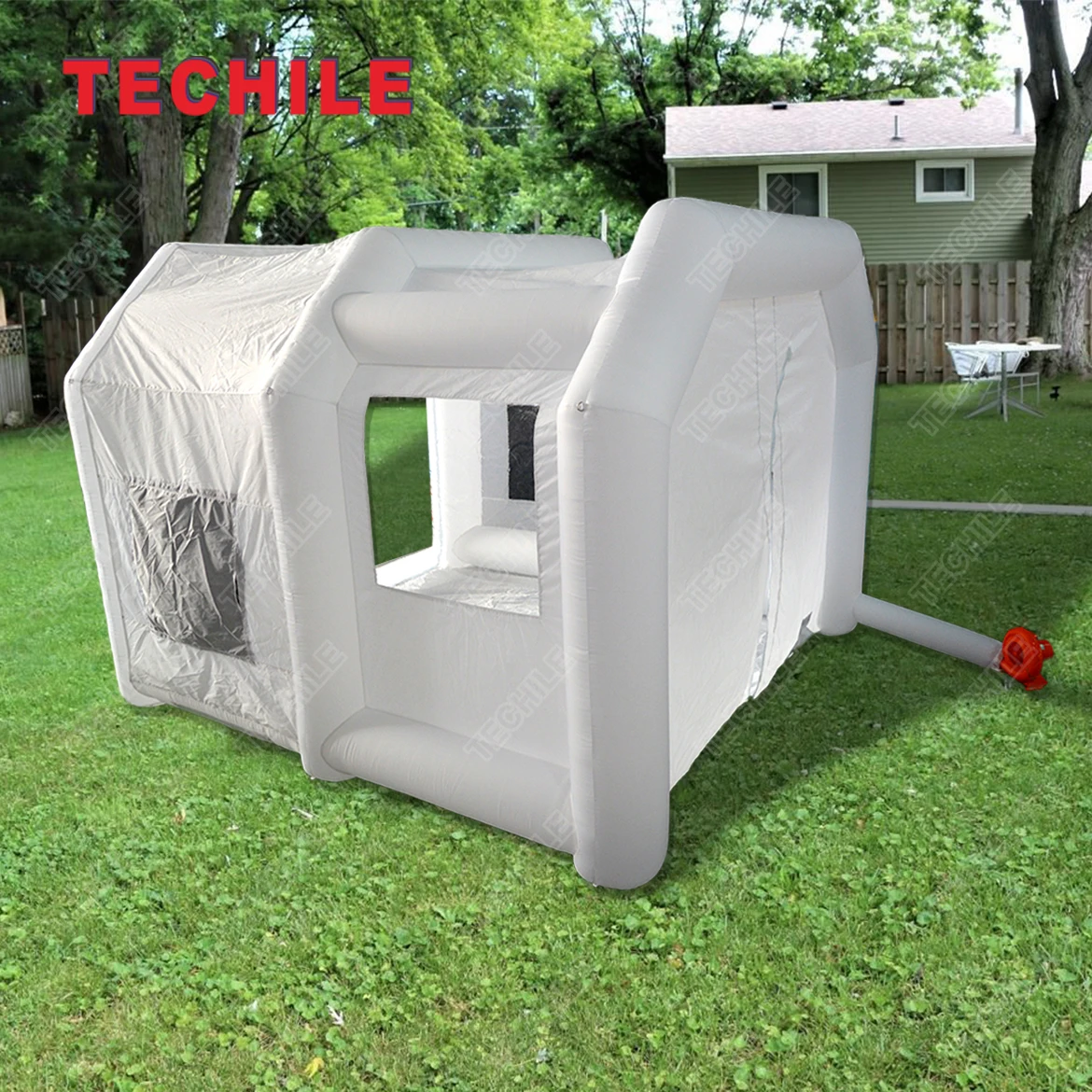2021 Newly designed outdoor small inflatable paint spray booth car tent