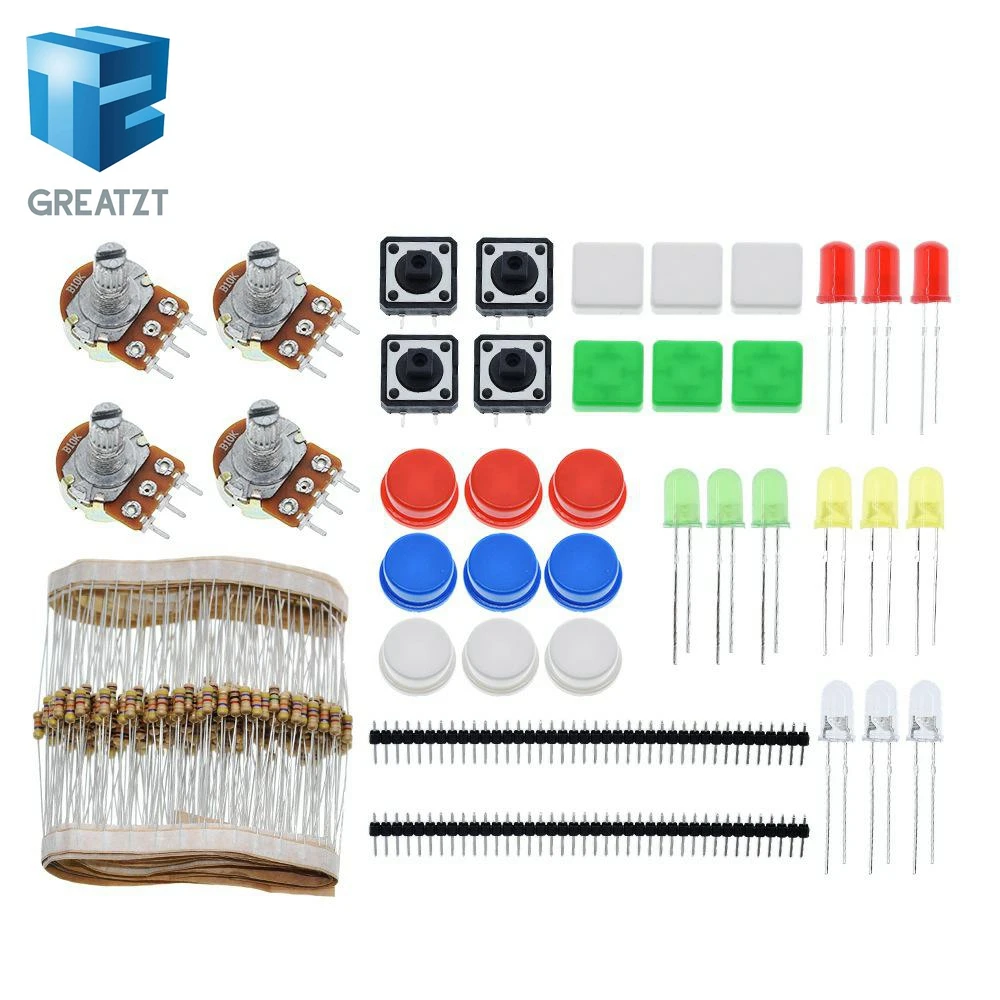 GREATZT 1 sets Handy Portable Resistor Kit for Arduino Starter Kit UNO ...