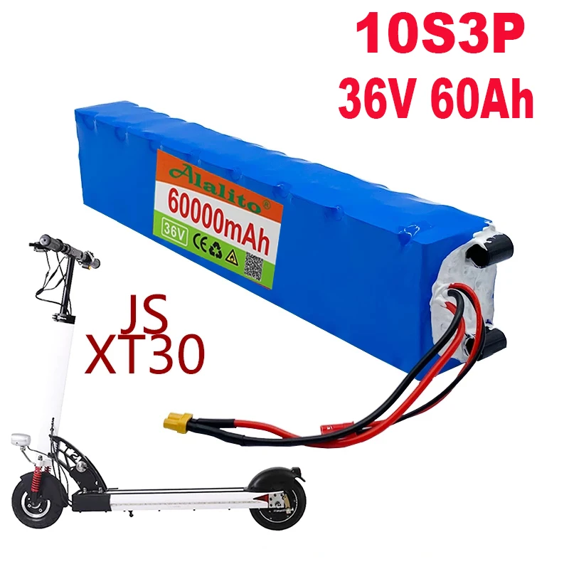 100 36V 60Ah Scooter Battery Pack for Xiaomi Mijia M365 36V 60000mAh