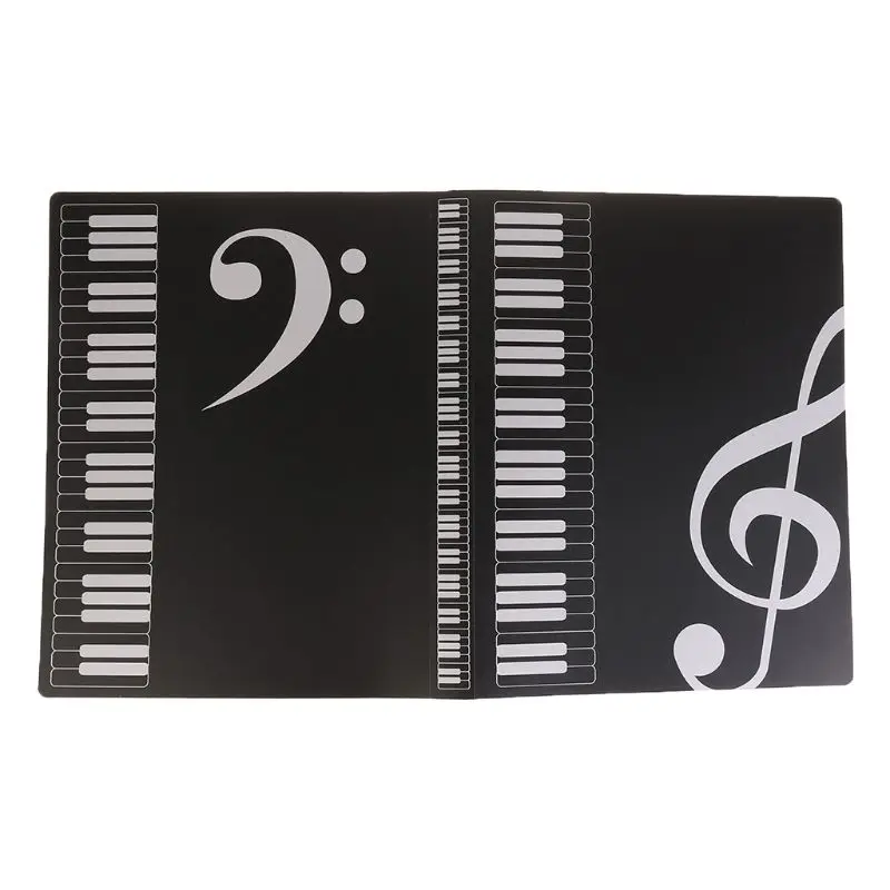 40 Pages A4 Size Piano Music Score Sheet Document File Folder Storage Organizer L29K