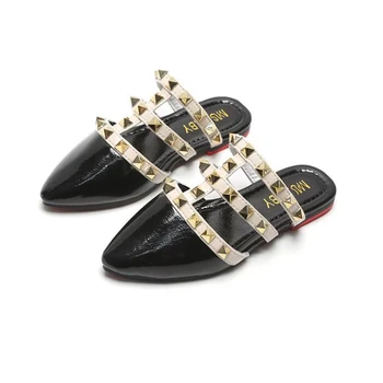

Children Sandals girls 2020 summer Roman rivet princess Shoes little girls shoes slippers outdoor fashion Kids sandals flat
