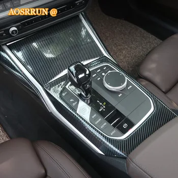 

For BMW G20 G28 325LI 2019 2020 interior modification gear box control shift panel decoration with sequins CAR ACCESSORIES COVER