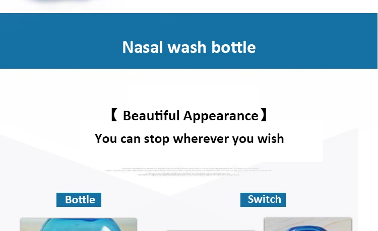 Nasal Irrigator Bottle rinse nasal wash bottle Cleaner Neti Pot Nose Cleaner Avoid Sinusitis Rhinitis Treatment 300 or 500ML