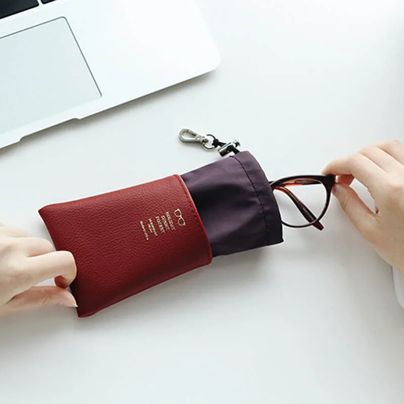 

Sunglasses Protector Portable Leather Glasses Bag Eyewear Glasses Storage Box Multi-Function Eyeglass Case Storage Hanging Bag
