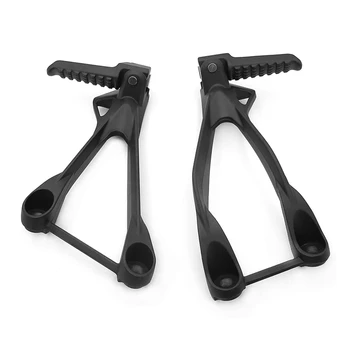 

1 Pair Black Rear Passenger Foot Pegs Bracket For Kawasaki Zx6R 2005-2008 ZX636 2005-2006