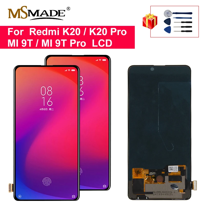  Super AMOLED LCD For Xiaomi Redmi K20 Pro LCD Display Touch Screen Digitizer Assembly Replace Parts