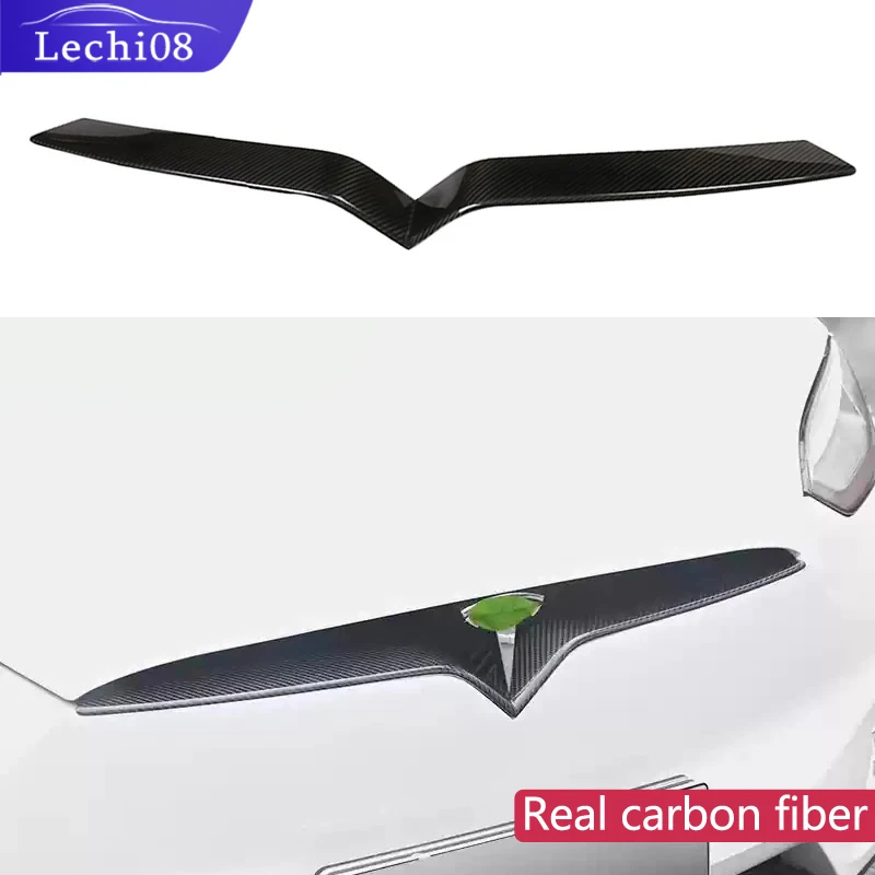 

grill trim for model tesla model x carbon/accessoires tesla x tesla model X door/carbon fiber exterior tesla car accessories