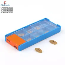 Sp300 sp400 sp200 nc3020 entalhado ferramenta de corte carboneto cnc torno torneamento inserções torno torneamento de separação e sulco ferramentas
