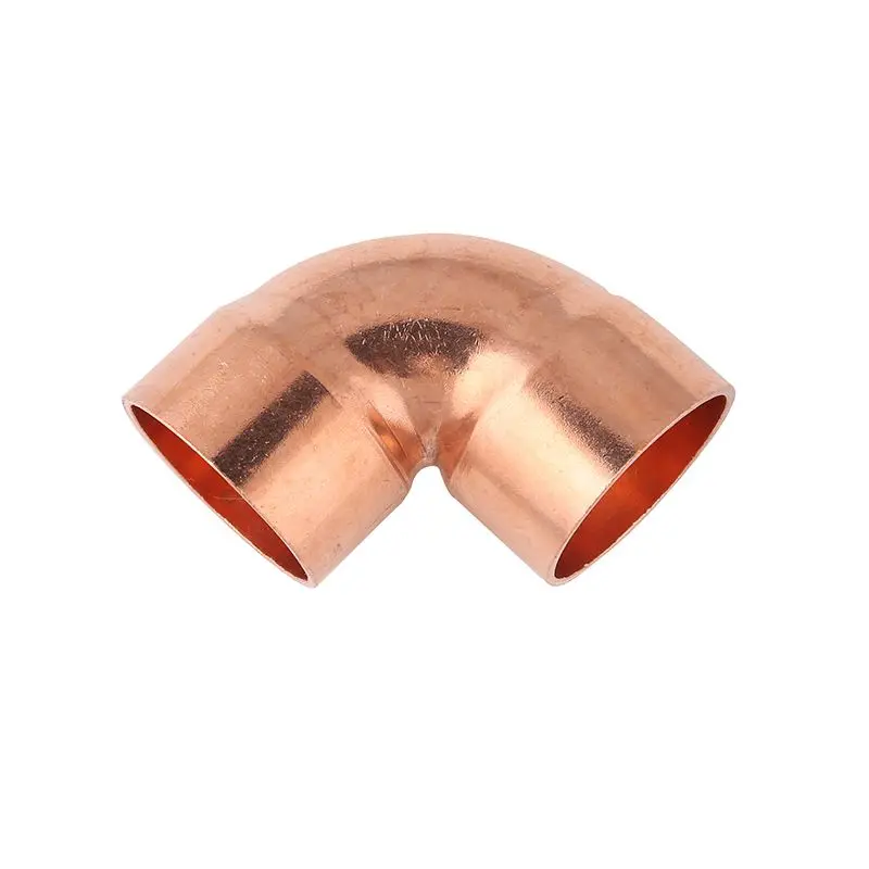 Copper Fitting Equal Elbow Double Socket Welding Pipe Connector hose pipe fitting pipe fitting air conditioner fitting water pipe fitting for Air Conditioning Refrigeration 6.35mm-50.8mm