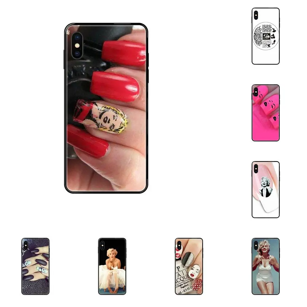 Nail Polish Monoroe Soft Cases Cover For Samsung Galaxy S5 S6 S7 S8 S9 S10 S10e S20 edge Lite Plus Ultra | Мобильные телефоны и