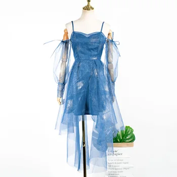 

Summer Dress 2020 Women Sexy Strapless Sequins Dress Ladies Elegant Beach Mesh Dress Female Party Dresses Vestidos