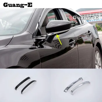 

Car Styling ABS Back Rear View Rearview Side Mirror Cover Stick Trim Frame 2pcs For Mazda6 Mazda 6 Atenza 2017 2018 2019