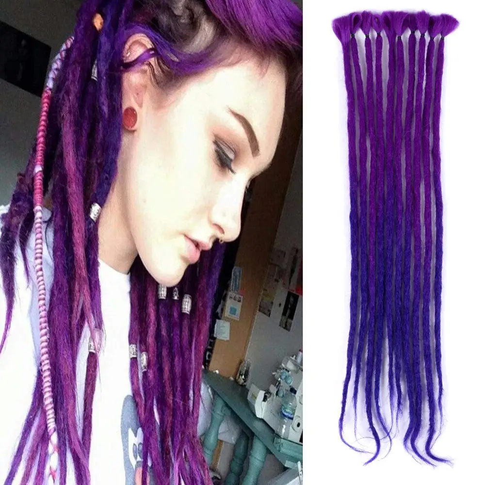 Mtmei волос ручной работы дреды волосы для увеличения объема 1 Virgin Hair (7 г/упак. регги