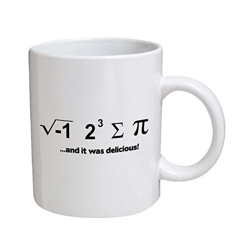 Funny Mug - I Ate Some Pie… And It Was Delicious. Math Geek 11 OZ Coffee Mugs Inspirational and sarcasm | Дом и сад