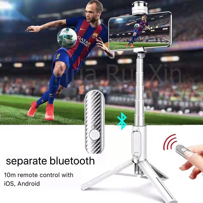 

Mini self-timer live rod integrated three-type reinforced independent tripod aluminum alloy blue shutter aluminum alloy with but