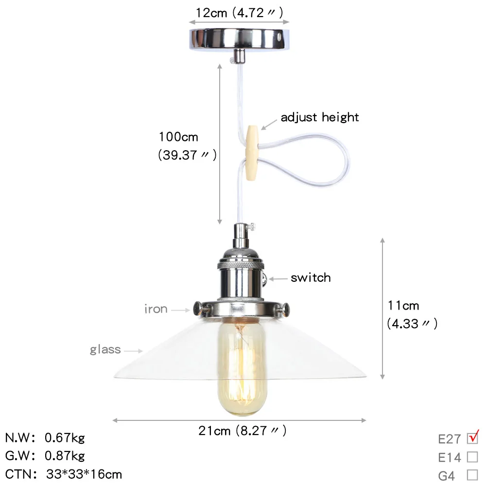 DA125铬色+透明罩 尺寸图英文版