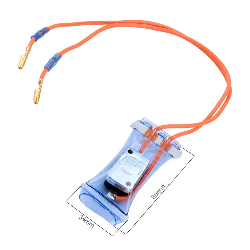 Description Picture 2 of itemReplacement Fridges Defrost Thermostator AC 250V 10A-7 Celsius Bimetal  Refrigerator defroster thermostat -7Degree 2 cables