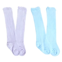 New Baby Spring Summer Baby Stockings Boneless Children's Thigh Sock Infant Toddler Combed Cotton Breathable Mesh Tube Socks Net 3