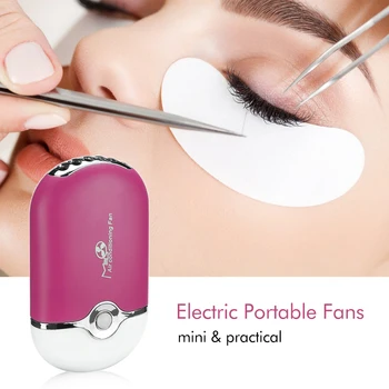 

Electric Portable Fans USB Rechargeable Handheld Mini Air Conditioning Fan For Eyelash Extension & Travel
