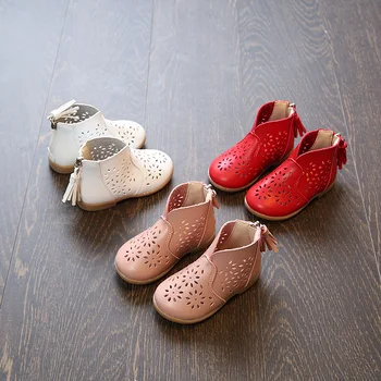 

Children's hollow Martin boots breathable 2020 new summer 1-3-4-6-year-old girl princess shoes Super soft and comfortable