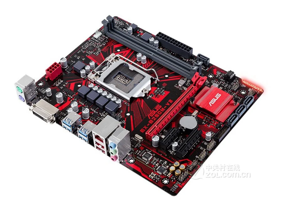Placa-mãe Asus 1151 32 gb Usb3. 0 Sata3.0 B250 Usado Mainboard pc Ex-b250m-v3 Ddr4 Lga - Imagem 2