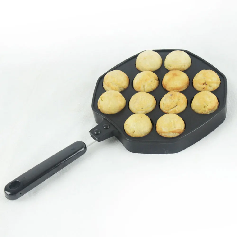 Антипригарные 12 отверстий шарики из осьминога производитель Takoyaki гриль сковорода Удобная Кондитерская газовая техника DIY практичные вечерние посуда для выпечки
