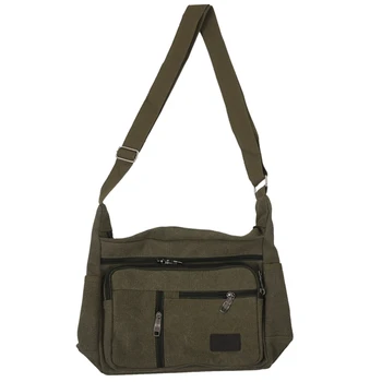 

Men's Canvas Shoulder Bag Casual Fashion Simple Wild Messenger Bag