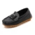 Детские Мальчики Кожаная Обувь Детские Мокасины Slip-on Мягкая Кожа Детские Квартиры Мода Письмо Дизайн Конфеты Для Малышей Большие Мальчики