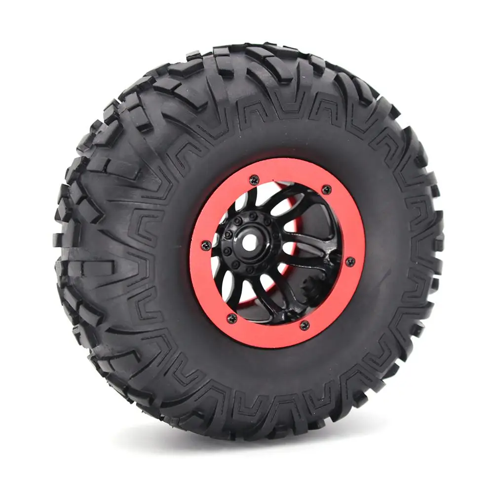4 шт. 2," Beadlock Обода Колеса и 2,2 резиновые шины Набор для TRX4 SCX10 D90 90046 1/10 автомобилей 3 цвета с насосом