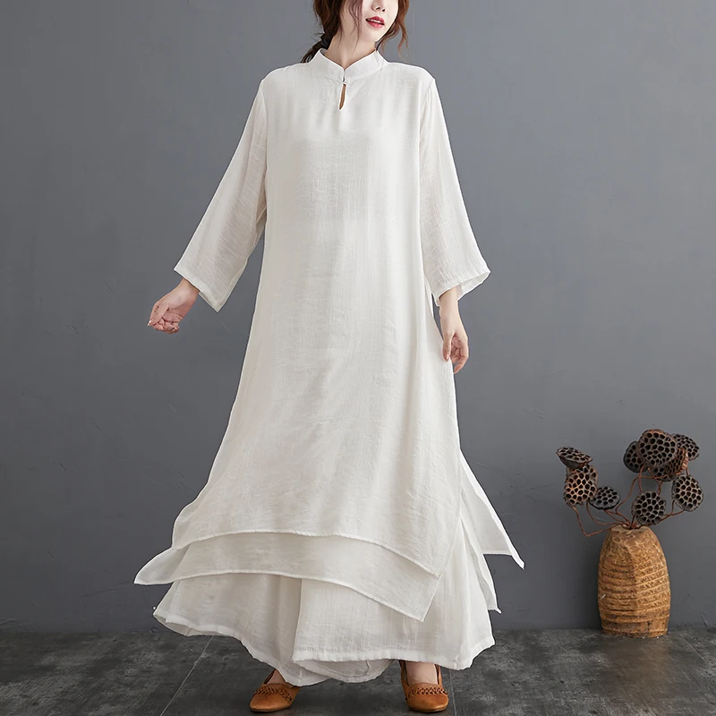 Chinese Traditional Costume chinese traditional costume chinese women suit 2Pcs Summer Chinese Traditional Women Hanfu Top Pants Set