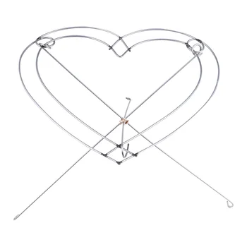 

1pc Heart-shaped Flower Holder Love Bouquet Frame Flower Shop Flower Holder