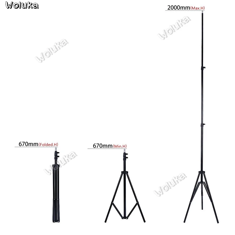 200CM Tripod Light Stand Softbox Umbrella Light Stand Tripod For Photo Studio Ring Photographic Lighting Flash CD50 T03 ZZ1