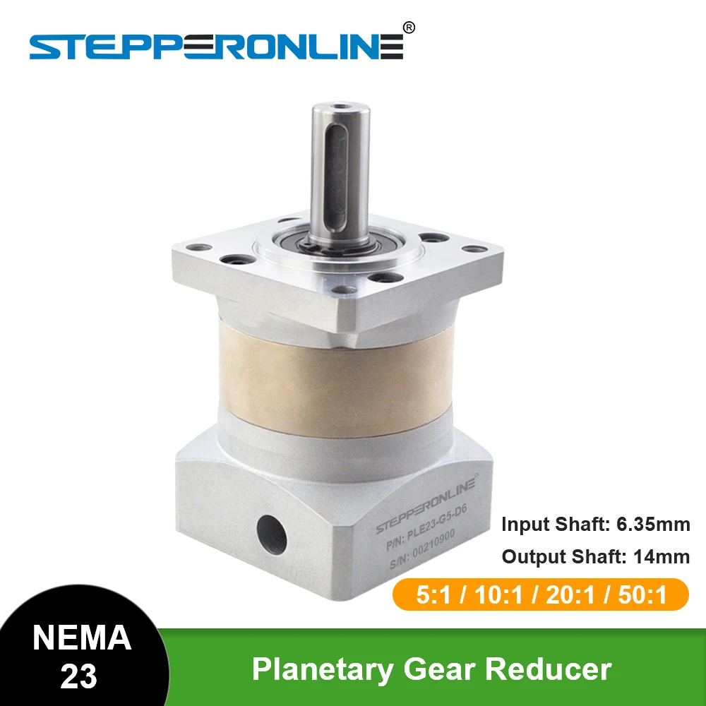 Nema 23 57mm stepper motor use Planetary Gearbox Single Stage 1:5/1:10 <15arcmin 